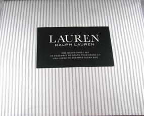 img 2 attached to Lauren Queen Striped Sheet Cotton