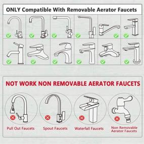 img 2 attached to Adapter Aerator Connecting Standard Diverter Kitchen & Bath Fixtures and Kitchen Fixtures