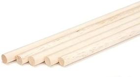 img 3 attached to Durable and Versatile Darice 9162-05 Dowel Rods: Unfinished Wood. Size: 3/8 x 12 inch (5 Pieces)