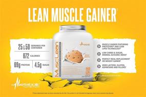 img 2 attached to 🥤 Metabolic Nutrition - Musclean - Chocolate Milkshake Weight Gainer - High Protein Meal Replacement for Keto Diet - Low Carb, Digestive Enzymes - Maintenance Nutrition - 2.5 Pound (25 servings)