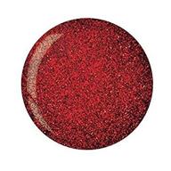 💅 cuccio pro powder polish dip - ruby red glitter - nail lacquer for manicures & pedicures, quick & easy application/removal - no led/uv light required - non-toxic, odorless, richly pigmented - 2 oz logo