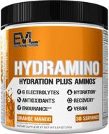 🏃 boost endurance and recovery with hydramino complete hydration multiplier - all 6 electrolytes, vitamin c & b, coconut water, immunity support, antioxidants, orange mango flavor - 30 serves, 0 sugar logo