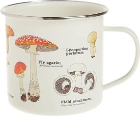 img 4 attached to 🍄 Mushroom Enamel Mug: A Colorful and Charming Gift Idea by Gift Republic - GR270058