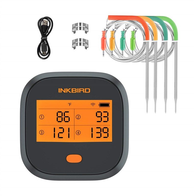 INKBIRD Grill Thermometer Replacement Colored Probes 4-Pack Set