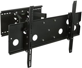 img 4 attached to 📺 Mount-It! TV Wall Mount - Dual Arm Articulating Bracket for 32-60 inch Screens - Full Motion, Tilting, Swivel, Pivot - VESA 750x450mm Compatible - 175lbs Weight Capacity