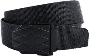 img 3 attached to 🔒 Moonsix Nylon Tactical Military Buckle: The Ultimate Men's Belt Accessory