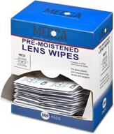 🧻 200 pack of individually wrapped, disposable lens and glass cleaning wipes - quick drying, streak-free travel cleaner for glasses, camera, cell phone, smartphone, and tablet - portable and seo-optimized logo