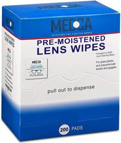 img 3 attached to 🧻 200 Pack of Individually Wrapped, Disposable Lens and Glass Cleaning Wipes - Quick Drying, Streak-Free Travel Cleaner for Glasses, Camera, Cell Phone, Smartphone, and Tablet - Portable and SEO-Optimized
