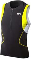 🏊 tyr sport men's competitor singlet for athletic performance logo