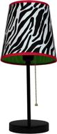 🦓 black/zebra fun prints table lamp - limelights lt3000-zba логотип