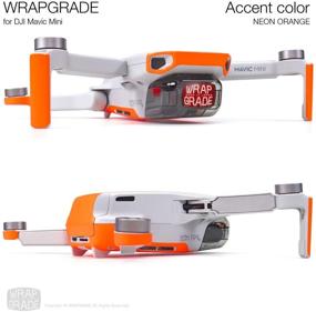 img 1 attached to 🧡 Optimized Wrapgrade Skin for DJI Mavic Mini with Accent Color in NEON Orange