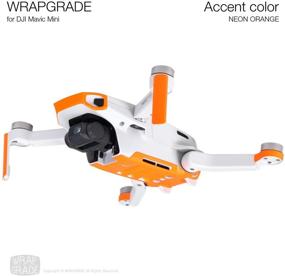 img 3 attached to 🧡 Optimized Wrapgrade Skin for DJI Mavic Mini with Accent Color in NEON Orange