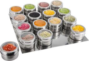 img 4 attached to 🧲 Magnetic Spice Rack Containers Storage