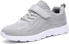 img 3 attached to 👟 Breathable and Lightweight Girls' Athletic Shoes - Ork Tree Sneakers