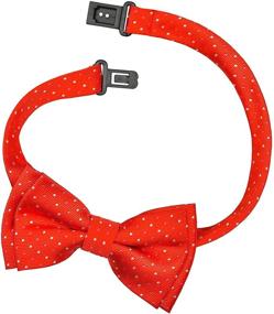 img 1 attached to Retreez Dual Color Mini Polka Dots Pre-Tied Boy's Bow Tie - Woven Microfiber