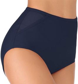 img 2 attached to 👙 Micosuza Women's High-Waisted Swimwear Bottoms - Women's Clothing