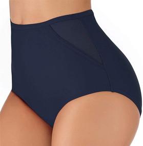 img 4 attached to 👙 Micosuza Women's High-Waisted Swimwear Bottoms - Women's Clothing