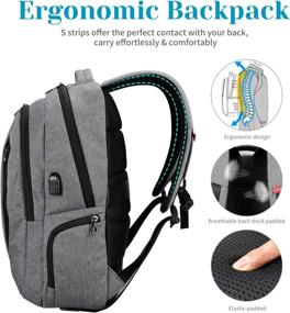 img 2 attached to Business Backpack Resistant Charging Backpaks Backpacks