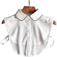 joyci collar embroidered chiffon men's shirts - stylish decorative clothing logo