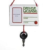 🚗 driver's license" picture frame featuring key ornament – enhanced for seo logo