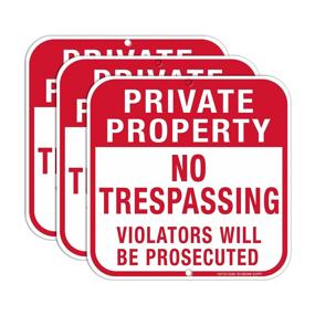 img 4 attached to Property Trespassing Protected Waterproof Resistant Occupational Health & Safety Products