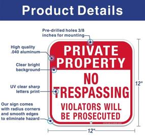 img 3 attached to Property Trespassing Protected Waterproof Resistant Occupational Health & Safety Products