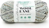 🧶 lion brand yarn wool-ease thick & quick bonus bundle yarn - seaglass, single skein logo