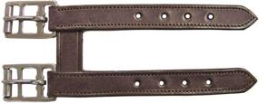 img 1 attached to 🐎 Enhance your Riding Experience with the Paris Tack English Leather Elastic Girth Extender in a Variety of Colors