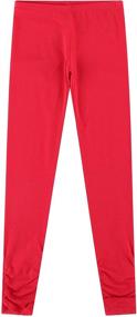 img 2 attached to Premium Comfort and Durability: Bienzoe Stretch Uniform Antistatic Legging for Girls' Clothing