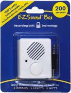 🎙️ ezsound box: 200 second voice recorder for stuffed animals | crafters, hobbyists, and more | recordable sound button box for diy projects | voice box for customizable gifts | build a bear compatible voice recorder | toy recorder logo