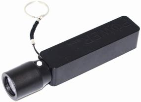 img 2 attached to Пластиковая USB LED Лампа с креплением для фонарика, экстренного освещения, белого цвета, с гибким USB удлинительным кабелем для ПК, ноутбука, портативного зарядного устройства, универсальное применение (черный)