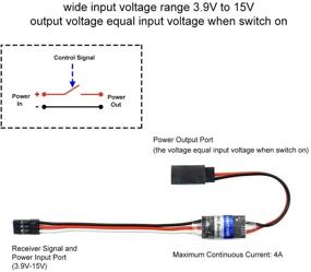 img 3 attached to 🔌 Auxiliary On/Off Electronic Switch Relay with RC Remote Control for Car, Truck, Boat, LED Light, and Drone (4A)