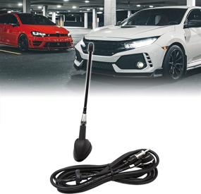 img 3 attached to 🚗 Enhance Your Car's Radio Reception with the uxcell Universal Black Car Vehicle Roof Mount Radio FM AM Antenna Aerial