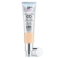 🌟 it cosmetics your skin but better cc+ cream light medium (c) - full-coverage color correcting cream with hydrating serum, spf 50+ sunscreen, and natural finish - 1.08 fl oz logo