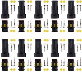 img 3 attached to MUYI 10 Kit – 2 Pin Way Waterproof Electrical Connector – 1.5mm Series Terminals – Water Resistant
