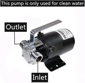 img 3 attached to Efficient EXTRAUP 115V Electric Water Transfer Utility Pump - Powerful Portable 330 GPH Pump with Suction Hose Kit