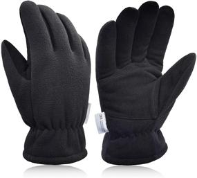 img 4 attached to Intra FIT Thermal Weather Windstop Thinsulate Men's Accessories