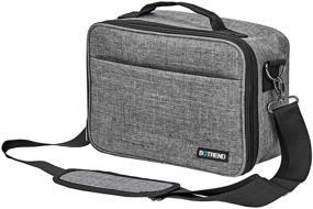 img 3 attached to 👜 Portable Grey Carrying Bag for DR.J Mini Projector and Accessories - BGTREND