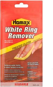 img 1 attached to Efficiently Remove Furniture White Rings with Homax Group 2236 2 Pack 7in. x 11in. Ring Remover Cloth