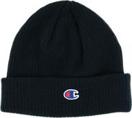 champion ribbed knit cs4003 black outdoor recreation logo