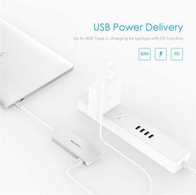 img 3 attached to 🔌 LENTION USB C Hub with 3 USB 3.0, SD/Micro SD Card Reader & Charging - Compatible with MacBook Pro 13/15/16/M1 & New Mac Air/iPad/Surface - Stable Driver Certified Adapter (CB-C16s, Silver)