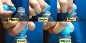 img 2 attached to 🧼 Efficient Cleaning: Fit n Seal Spray Nozzle for Reusable Blue Plastic Bottles