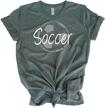 soccer tee shirt silhouette athletic logo