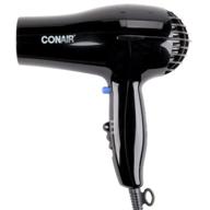 💇 фен conair 047bw черный - 1600 вт | 2 режима температуры / 2 скорости | эффективная сушка логотип