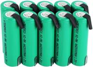 tenergy 10 pack aa nimh 🔋 rechargeable batteries with 2000mah capacity and easy-to-use tabs logo