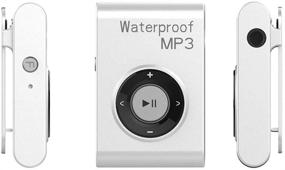 img 3 attached to 🏊 Ultimate Waterproof IPX8 Swimming MP3 Player: 8GB Music, FM Radio, Hi-Fi Headphone - Diving, Surfing, Running - White