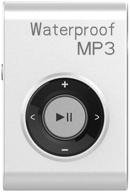 🏊 ultimate waterproof ipx8 swimming mp3 player: 8gb music, fm radio, hi-fi headphone - diving, surfing, running - white logo