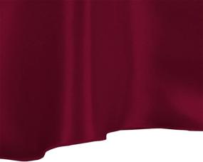 img 1 attached to 🔴 Burgundy LinenTablecloth Satin Sash Set - 10 Piece Pack