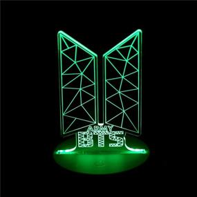 img 1 attached to 🌟 BTS Bangtan Boys LED Night Light: 16 Vibrant Colors, Remote Controlled, Perfect for Army Gifts & Home Decor