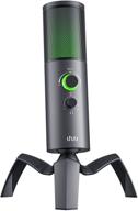 uhuru um-1100 gaming microphone: usb computer mic for pc, ps4, mac | two pickup patterns, zero-latency headphone monitoring port, gain control - perfect for podcasting, gaming, and streaming logo